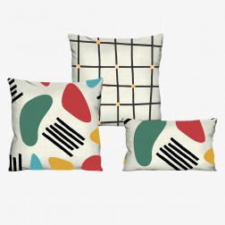 Trio Promocional - Almofada Linho - Estampa Digital 64